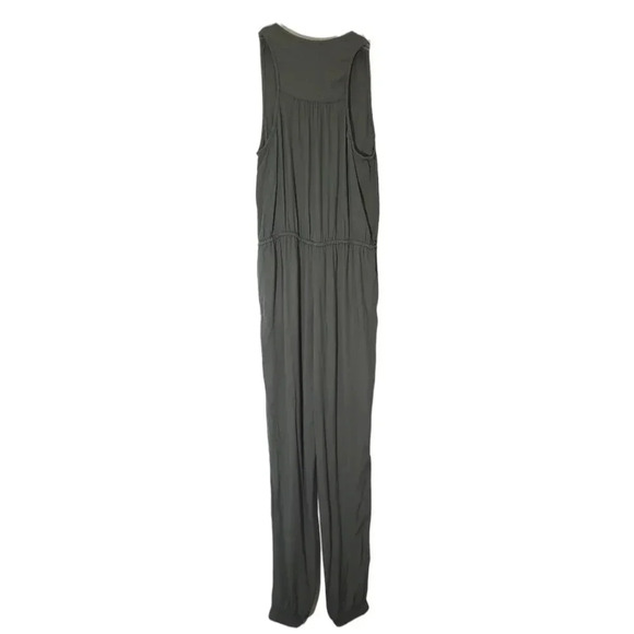 Iris | Olive Green Jumpsuit Sz M - Picture 3 of 7
